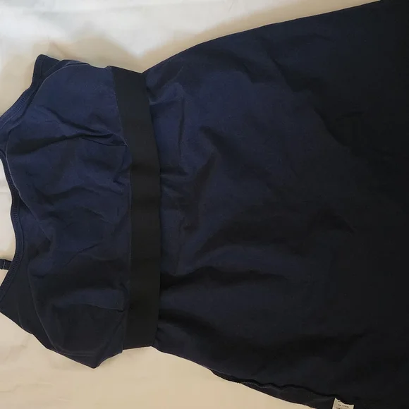 Torrid Navy Built In Bra Tank - Picture 2 of 3